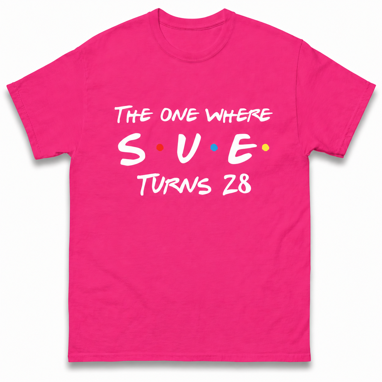 Custom Birthday T Shirt The One Where Name Turns Any Age 18 20 21 30 40 50 Custom Birthday Gift