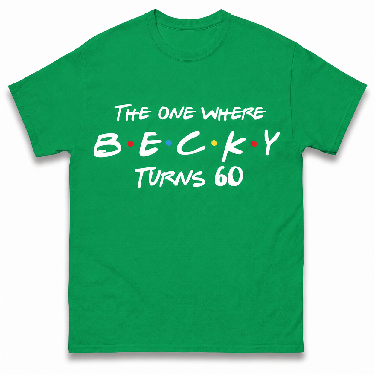 Custom Birthday T Shirt The One Where Name Turns Any Age 18 20 21 30 40 50 Custom Birthday Gift