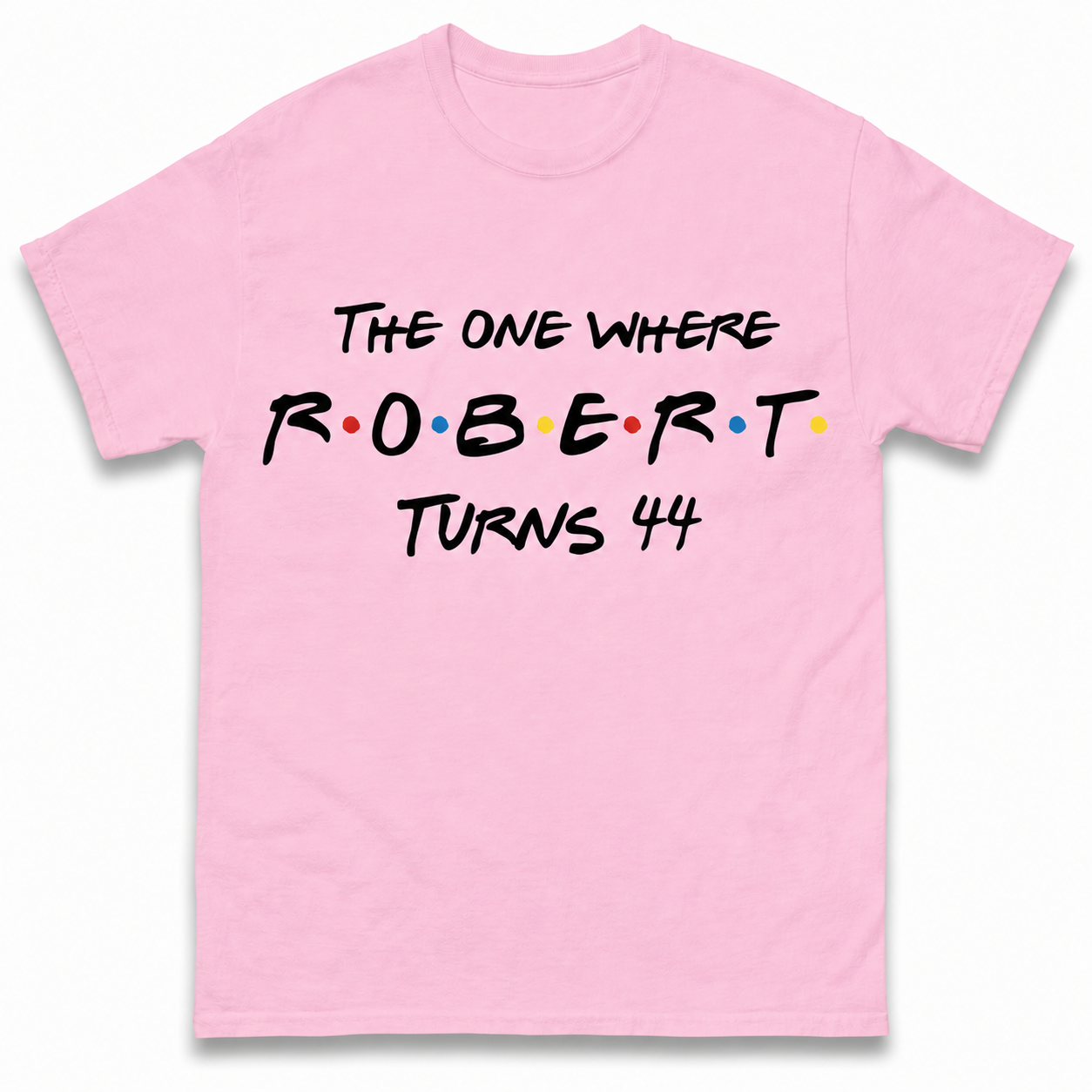 Custom Birthday T Shirt The One Where Name Turns Any Age 18 20 21 30 40 50 Custom Birthday Gift