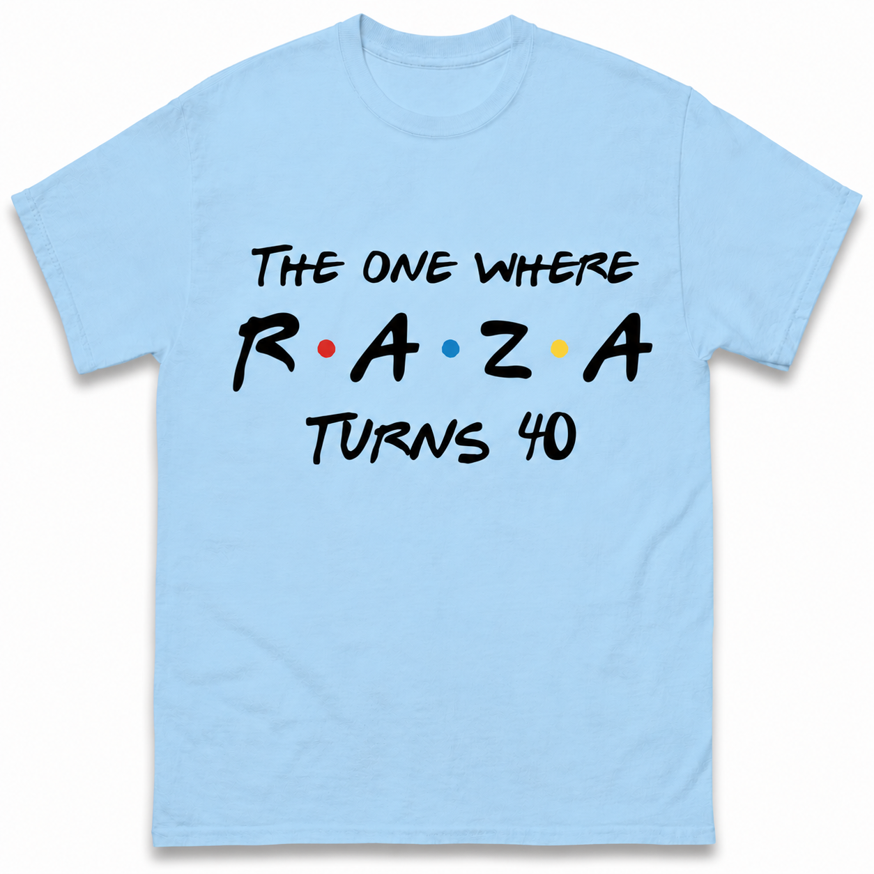 Custom Birthday T Shirt The One Where Name Turns Any Age 18 20 21 30 40 50 Custom Birthday Gift