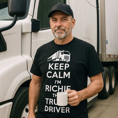 Custom Truck Driver T Shirt