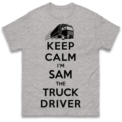Custom Truck Driver T Shirt