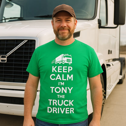 Custom Truck Driver T Shirt