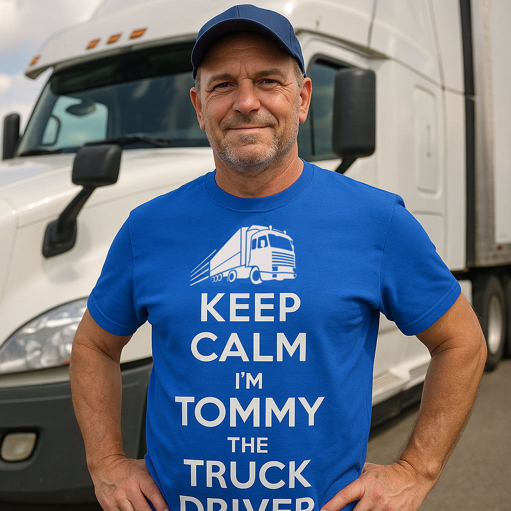Custom Truck Driver T Shirt