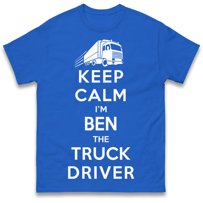 Custom Truck Driver T Shirt
