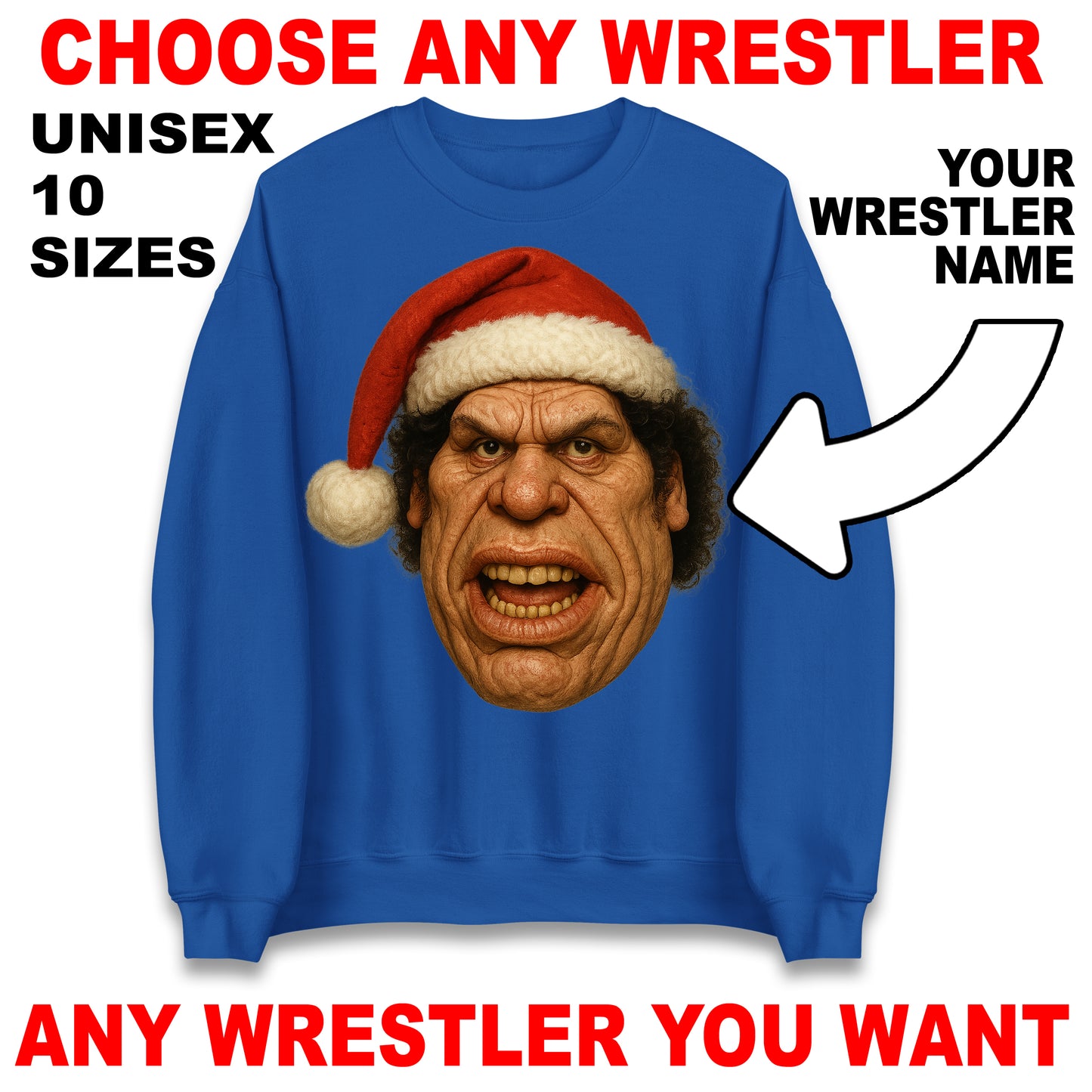 Andre The Giant Christmas Jumper