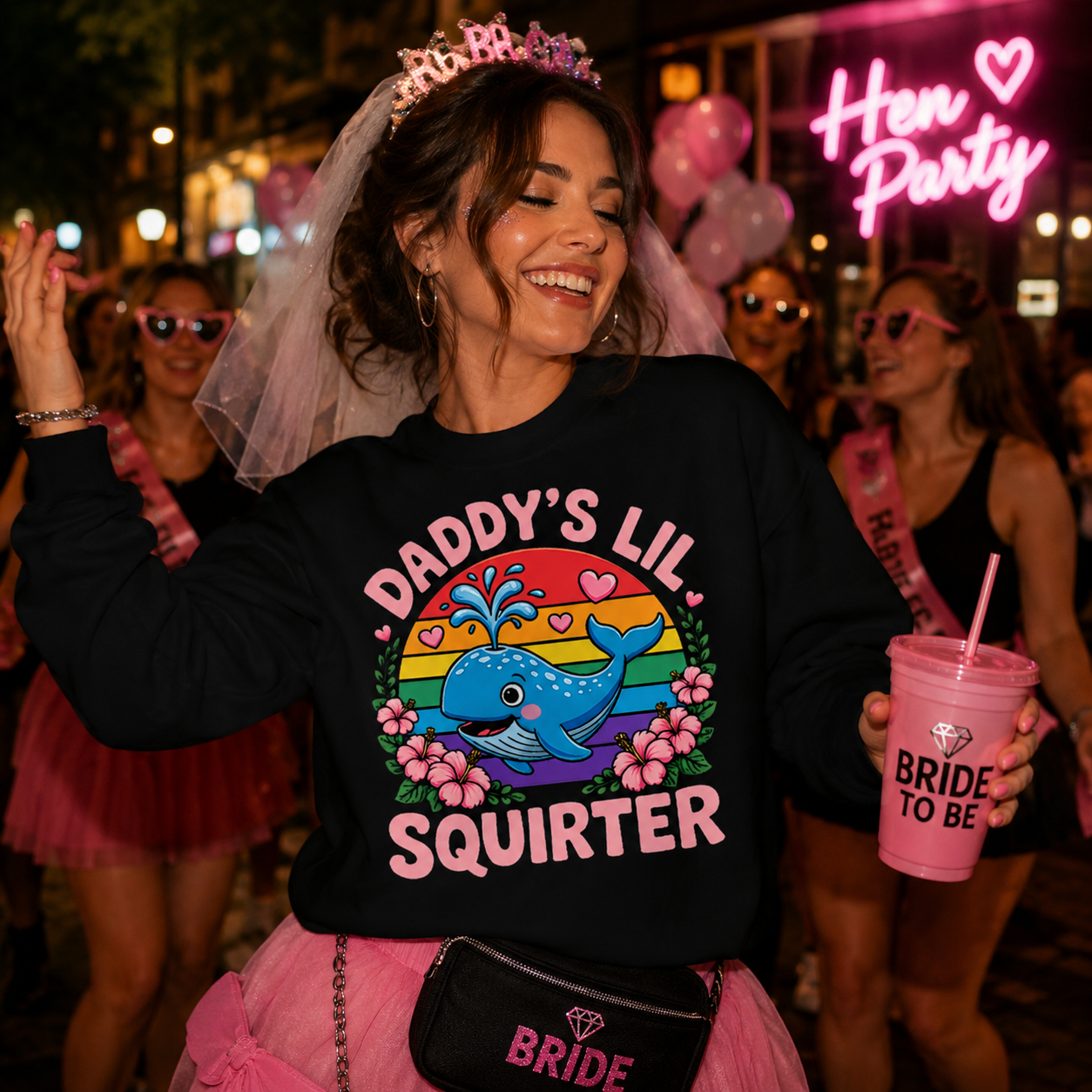 Daddys Lil Squirter Stag Do Sweatshirt