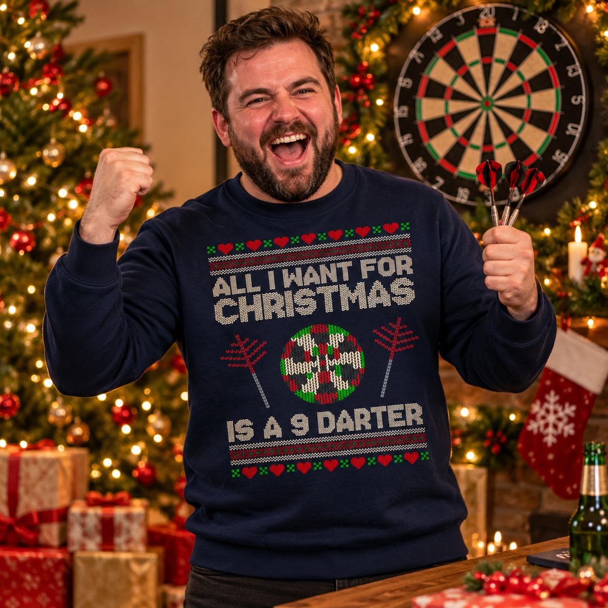 Darts Christmas Jumper for Sale