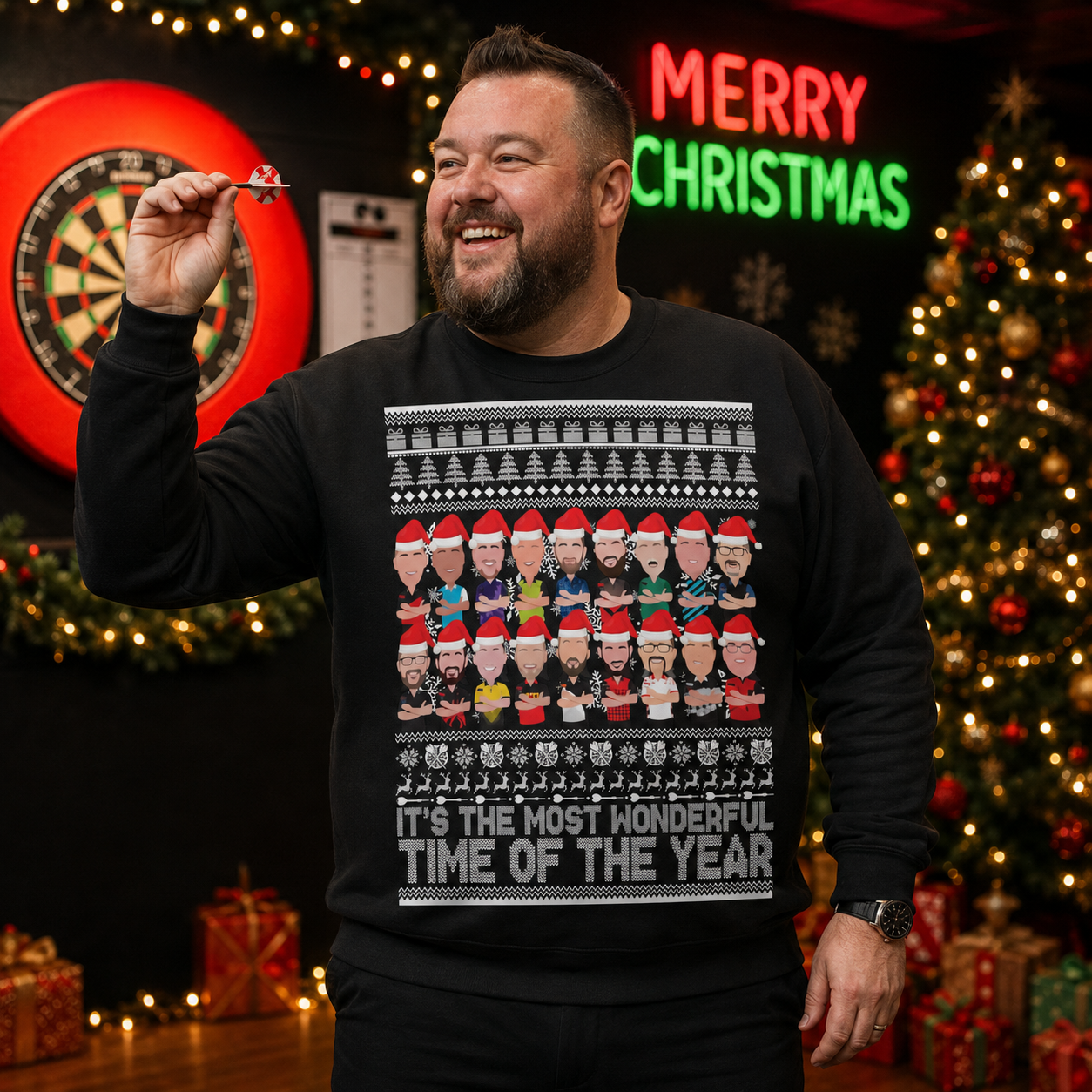 Darts Christmas Jumper