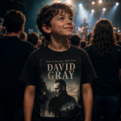 David Gray The Past & Present Tour 2026 T Shirt