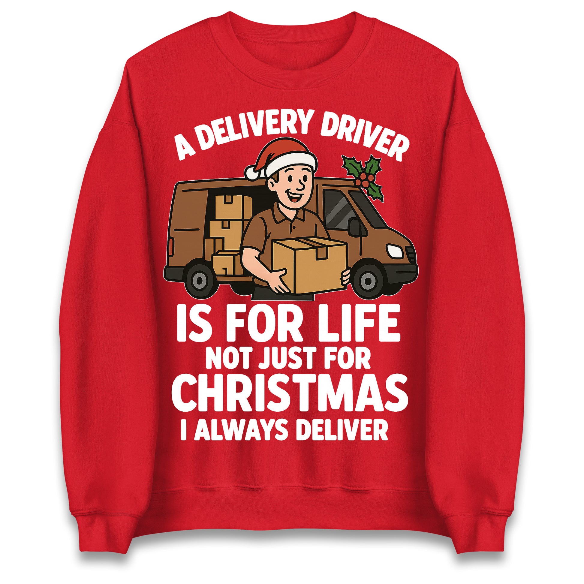 Delivery Driver Christmas Jumper