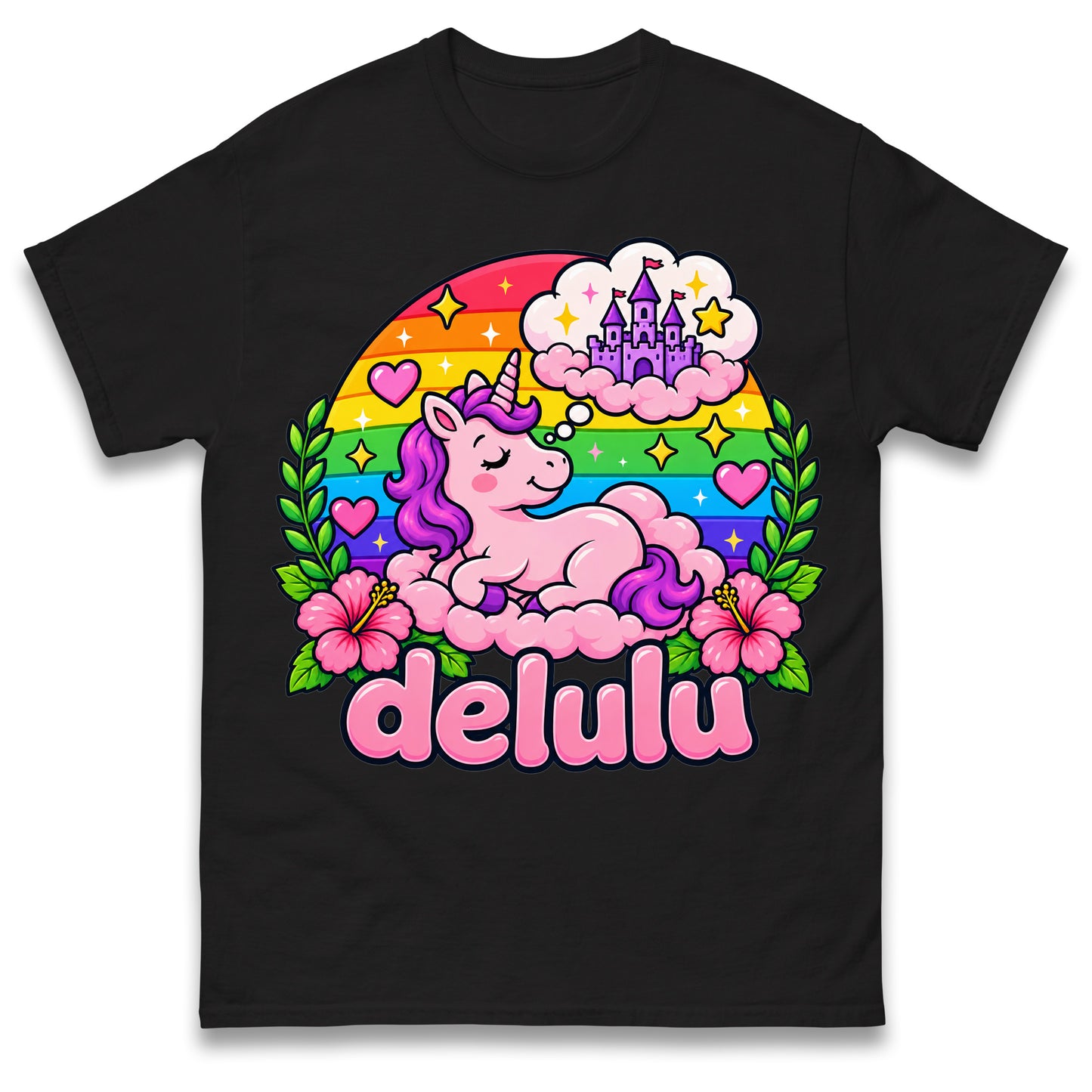 Delulu Unicorn T Shirt