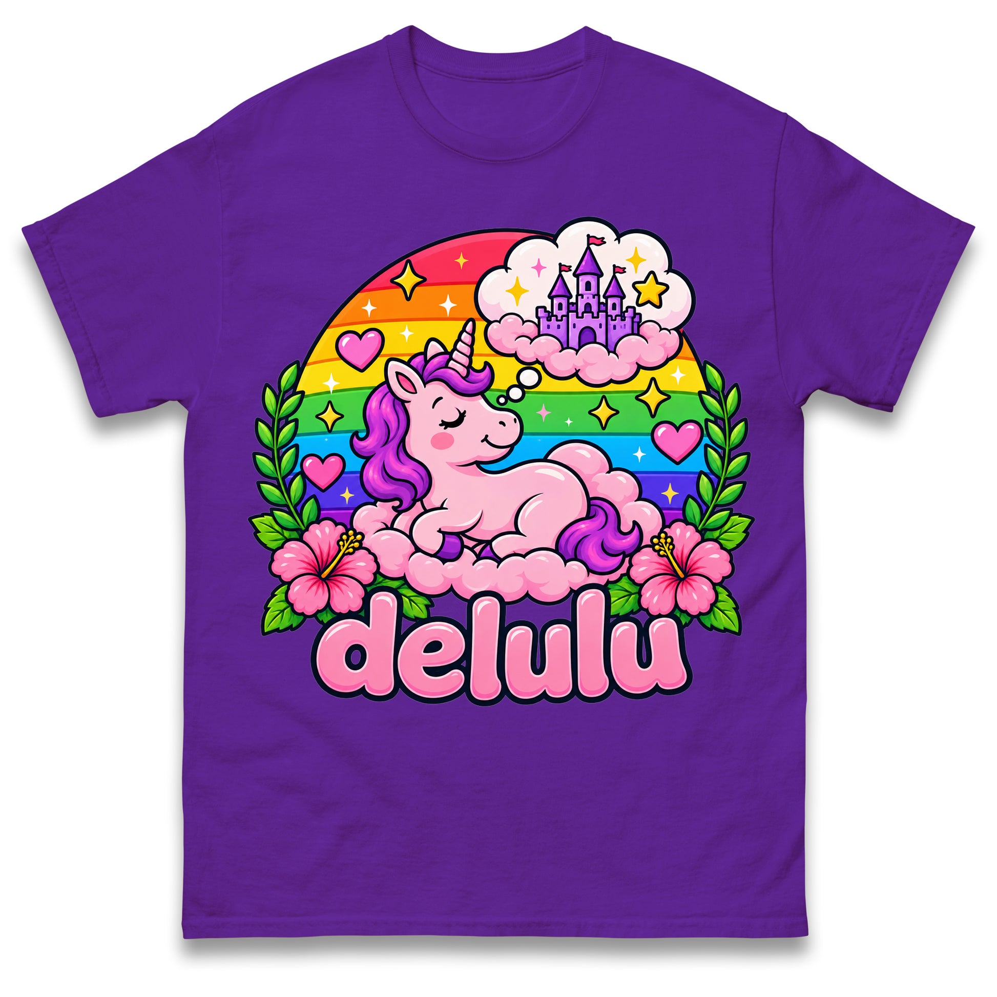 Delulu Unicorn T Shirt