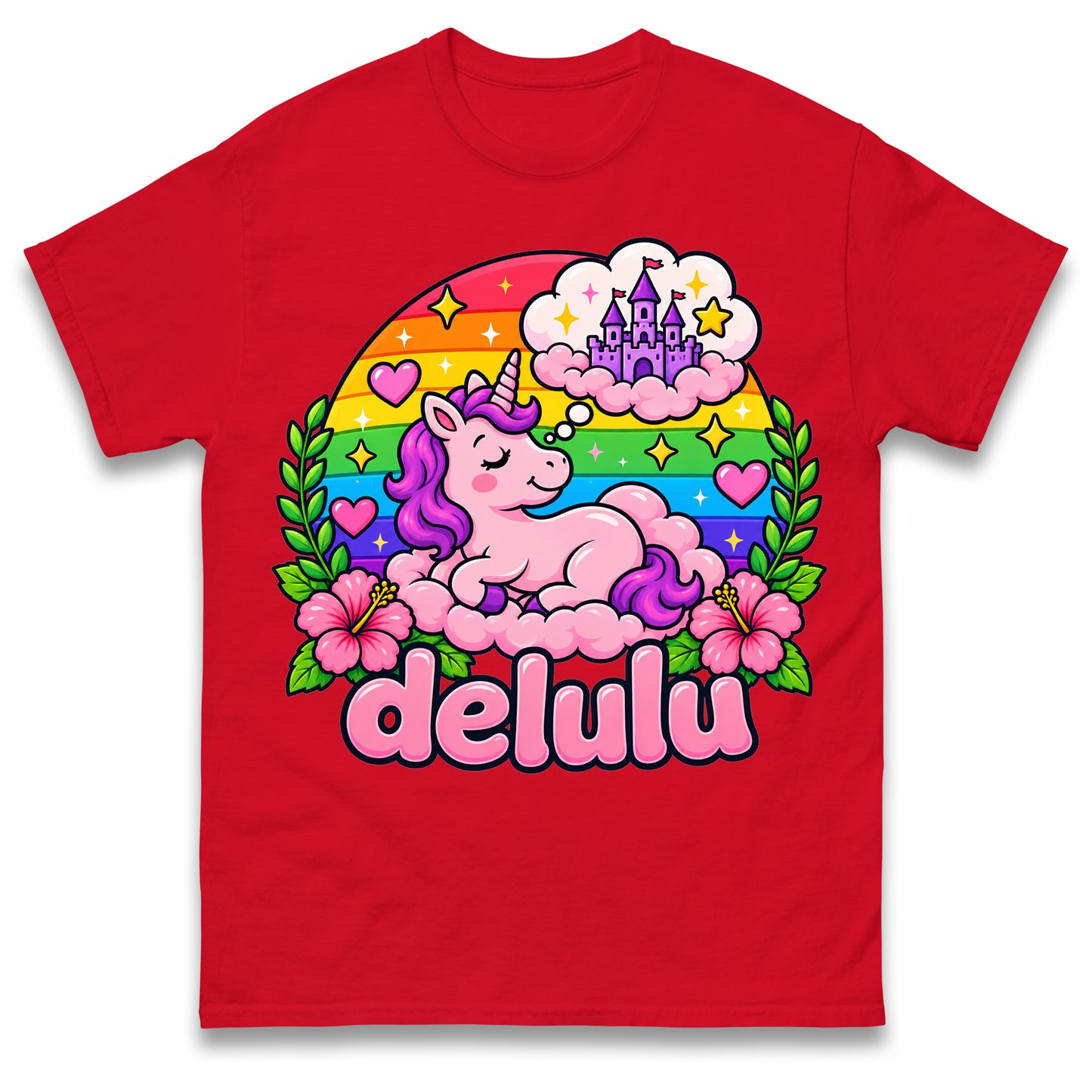 Delulu Unicorn T Shirt