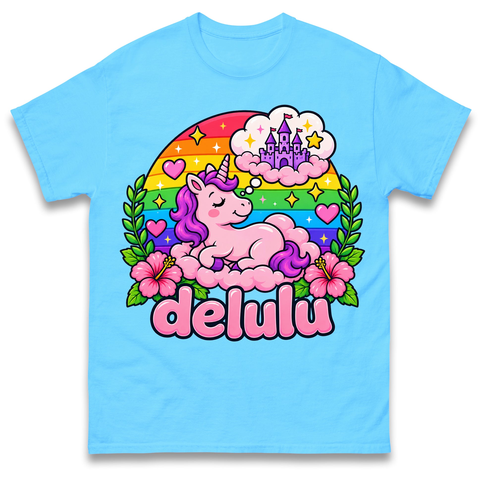 Delulu Unicorn T Shirt