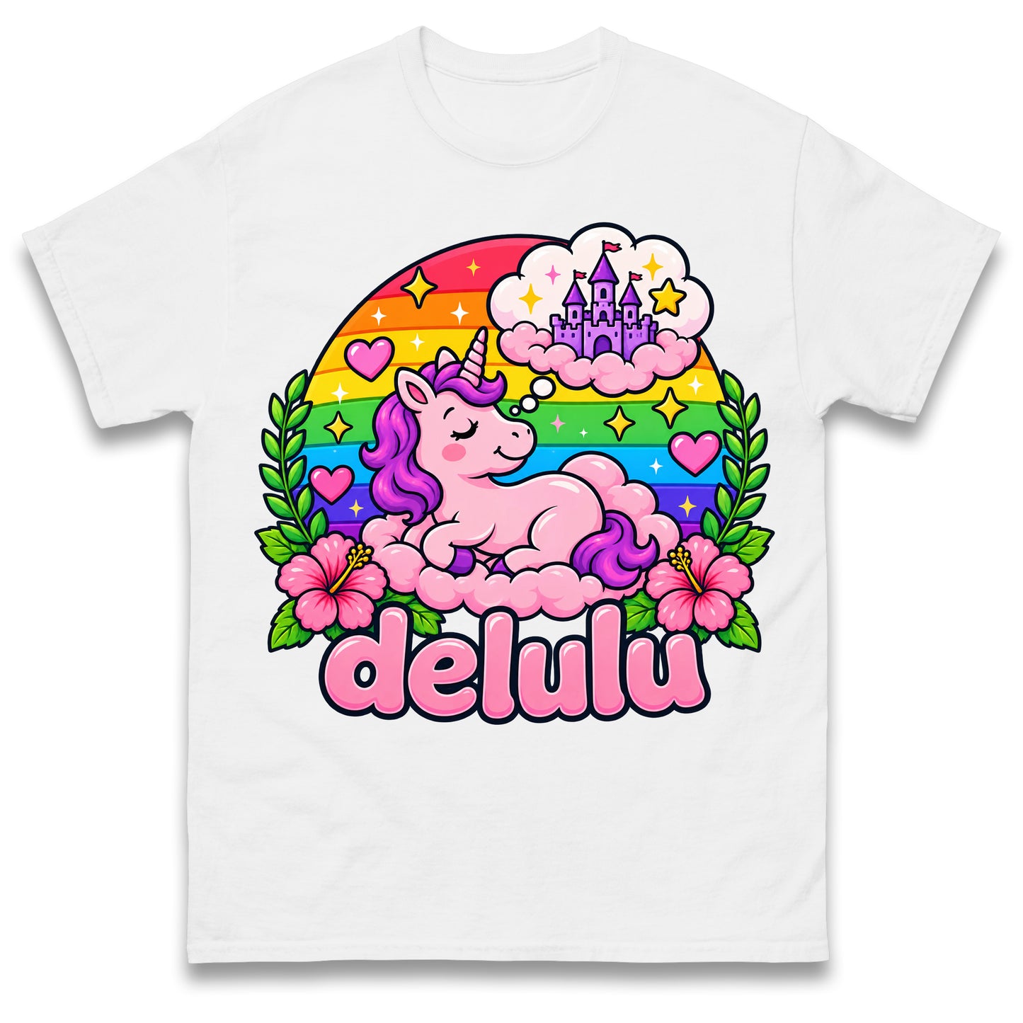 Delulu Unicorn T Shirt