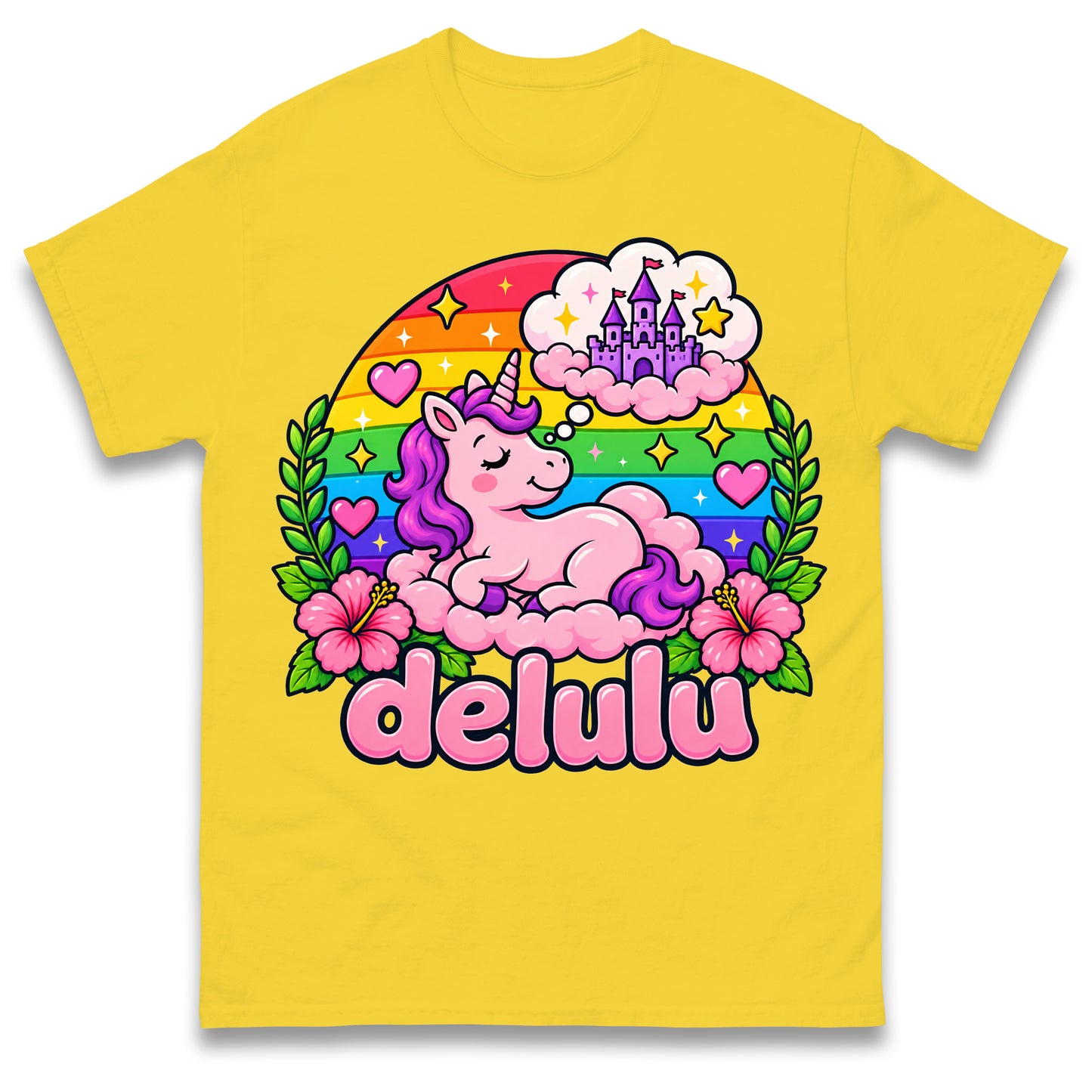 Delulu Unicorn T Shirt