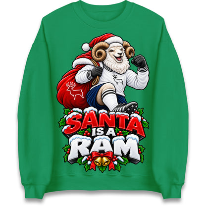 Santa is a Ram Christmas Jumper