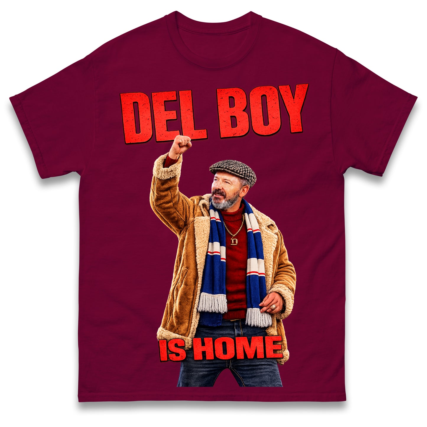 Derek McInnes Rangers Del Boy Football Shirt