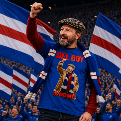 Derek McInnes Rangers Del Boy Football Shirt