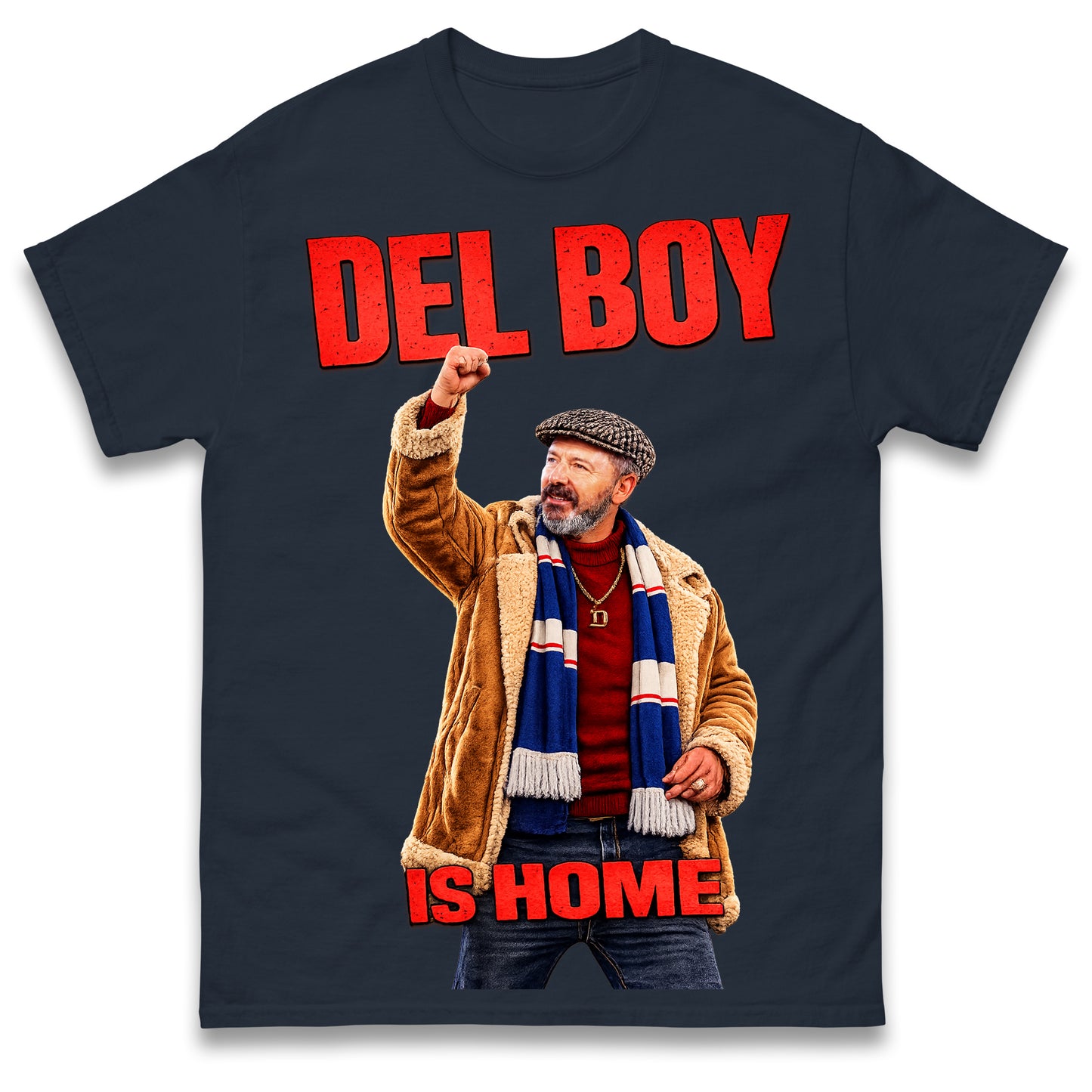 Derek McInnes Rangers Del Boy Football Shirt