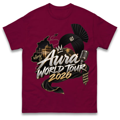 Diljit Dosanjh Aura World Tour 2026 T Shirt