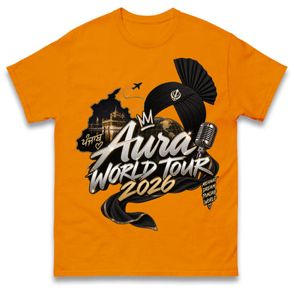 Diljit Dosanjh Aura World Tour 2026 T Shirt