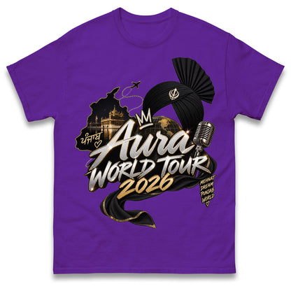 Diljit Dosanjh Aura World Tour 2026 T Shirt