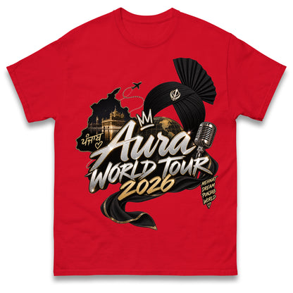 Diljit Dosanjh Aura World Tour 2026 T Shirt