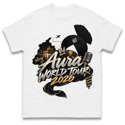 Diljit Dosanjh Aura World Tour 2026 T Shirt