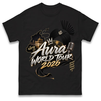 Diljit Dosanjh Aura World Tour 2026 T Shirt