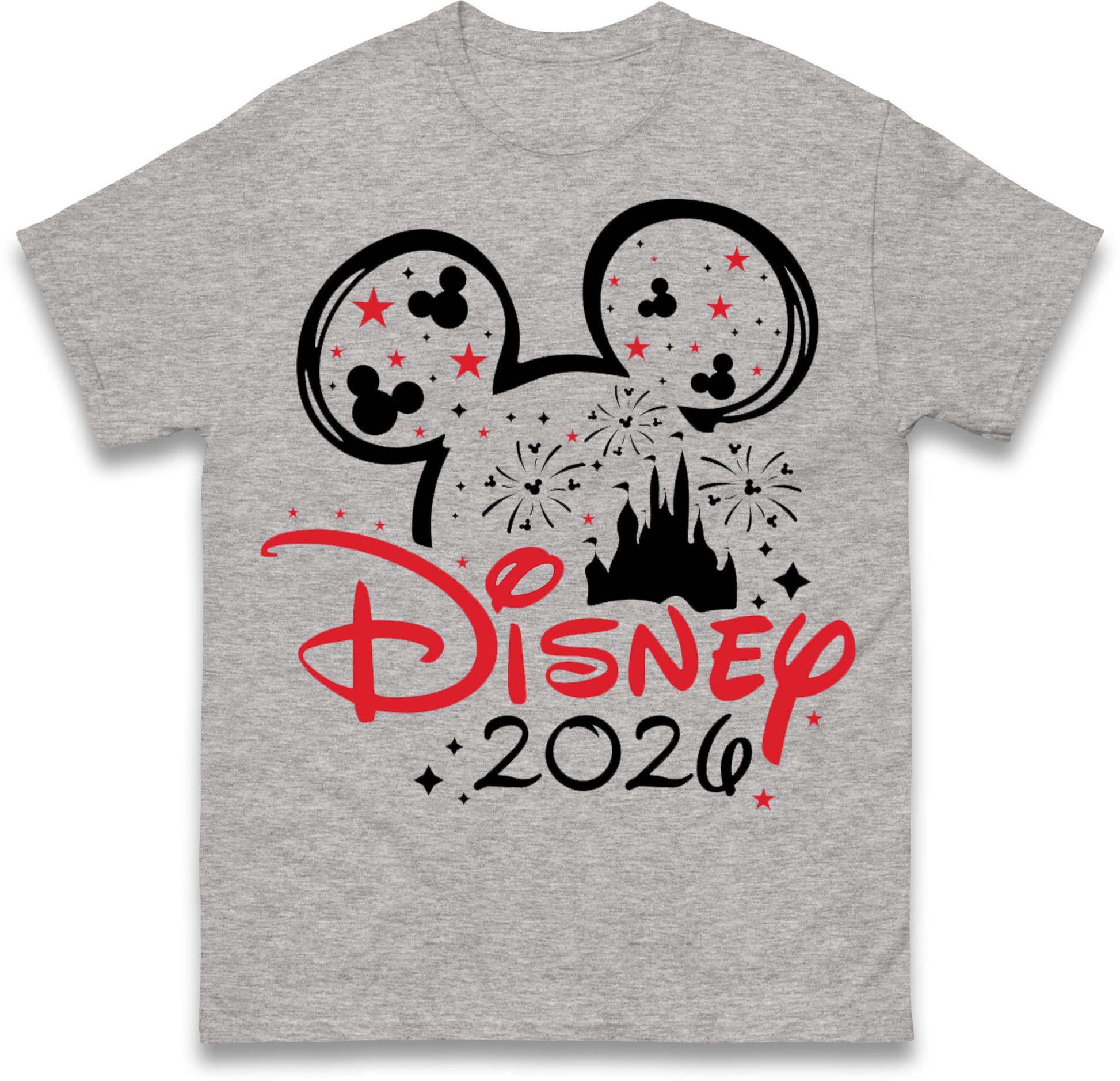 Disney 2026 White Holiday T-Shirts