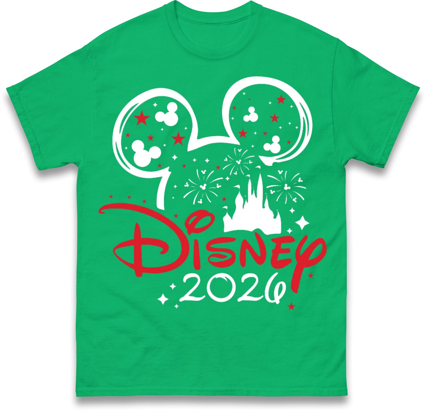 Disney 2026 White Holiday T-Shirts