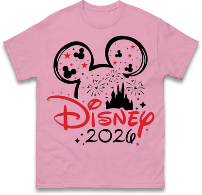 Disney 2026 White Holiday T-Shirts