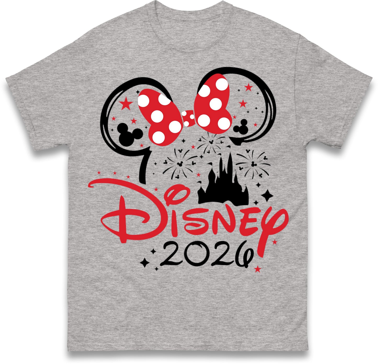 Disney 2026 White Holiday T-Shirts