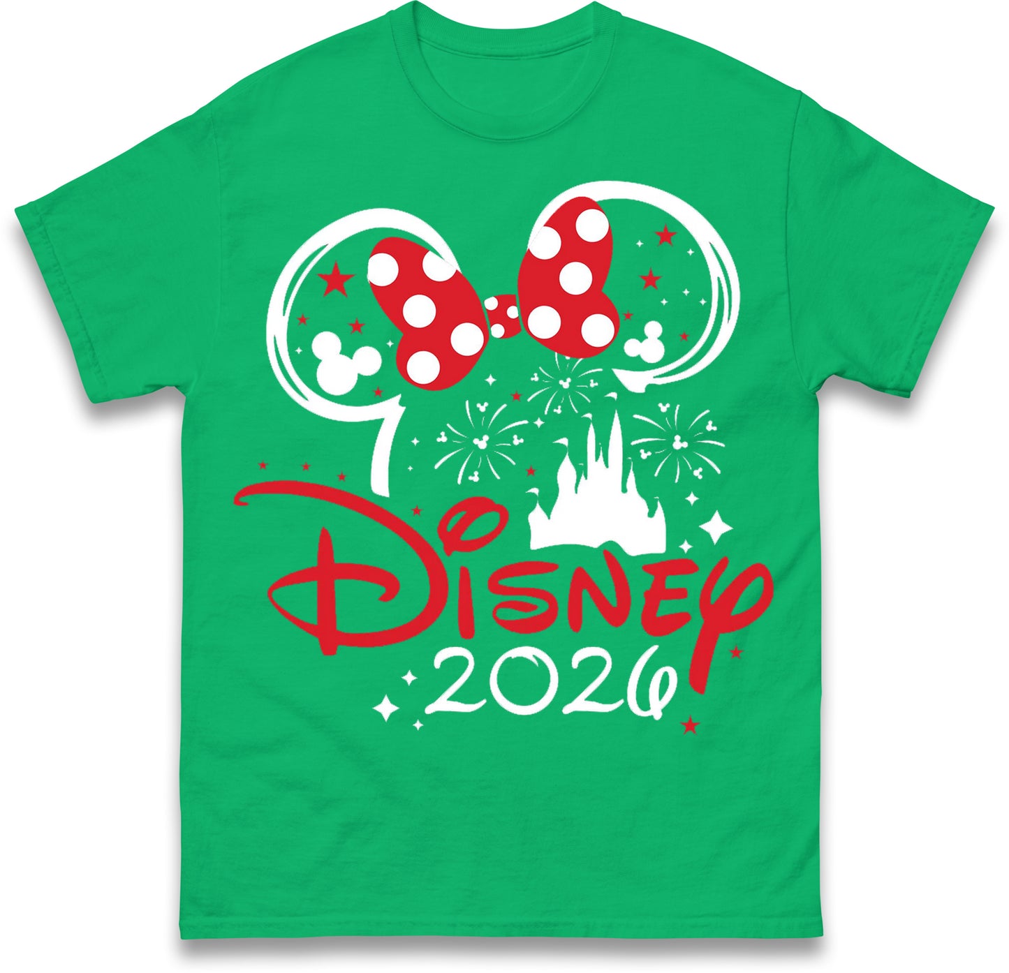 Disney 2026 White Holiday T-Shirts