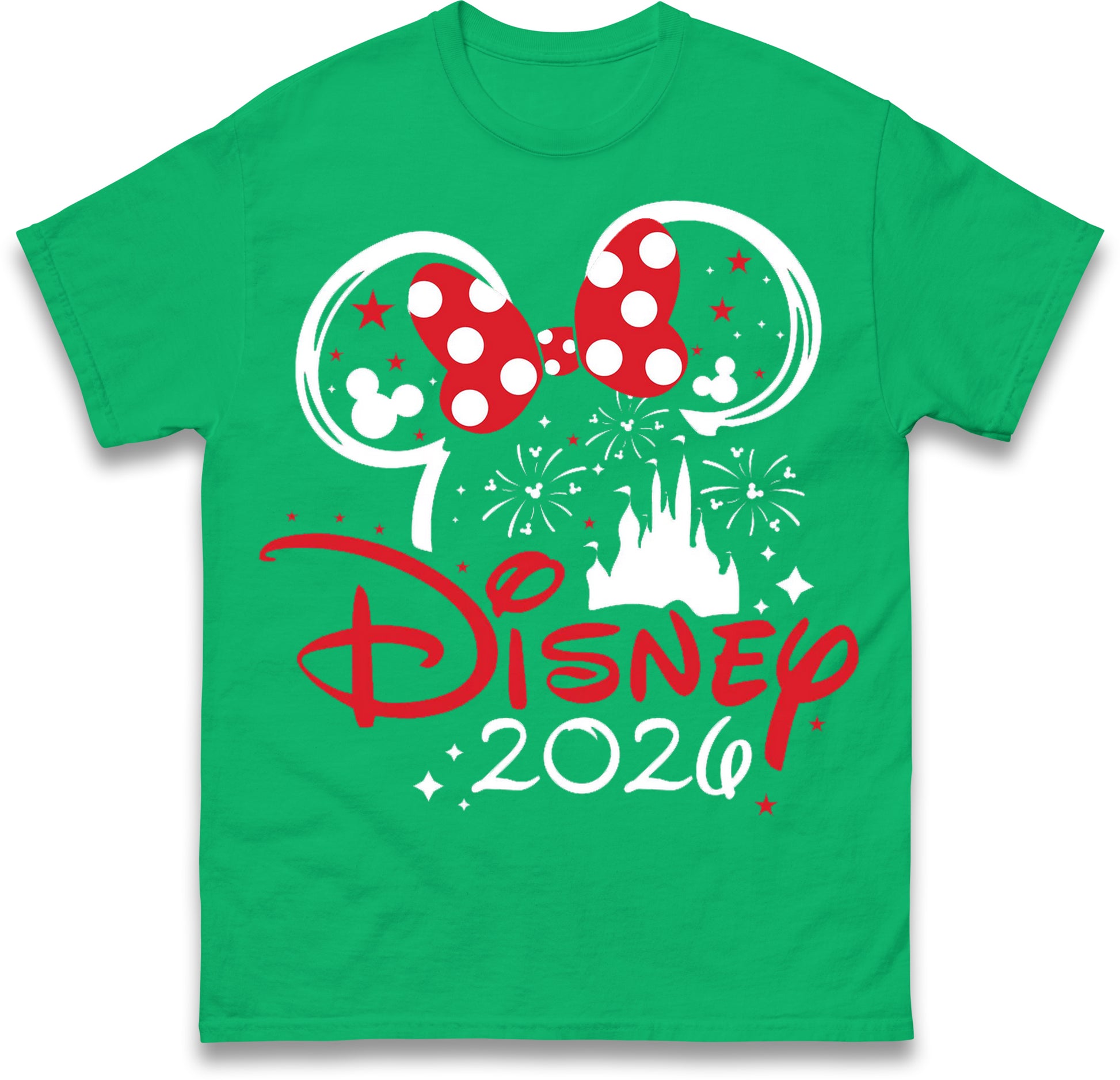 Disney 2026 White Holiday T-Shirts
