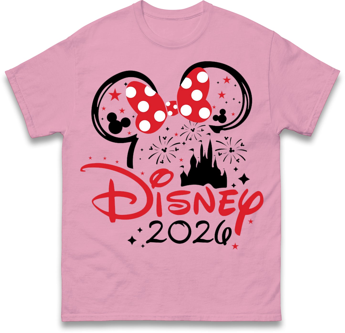 Disney 2026 White Holiday T-Shirts
