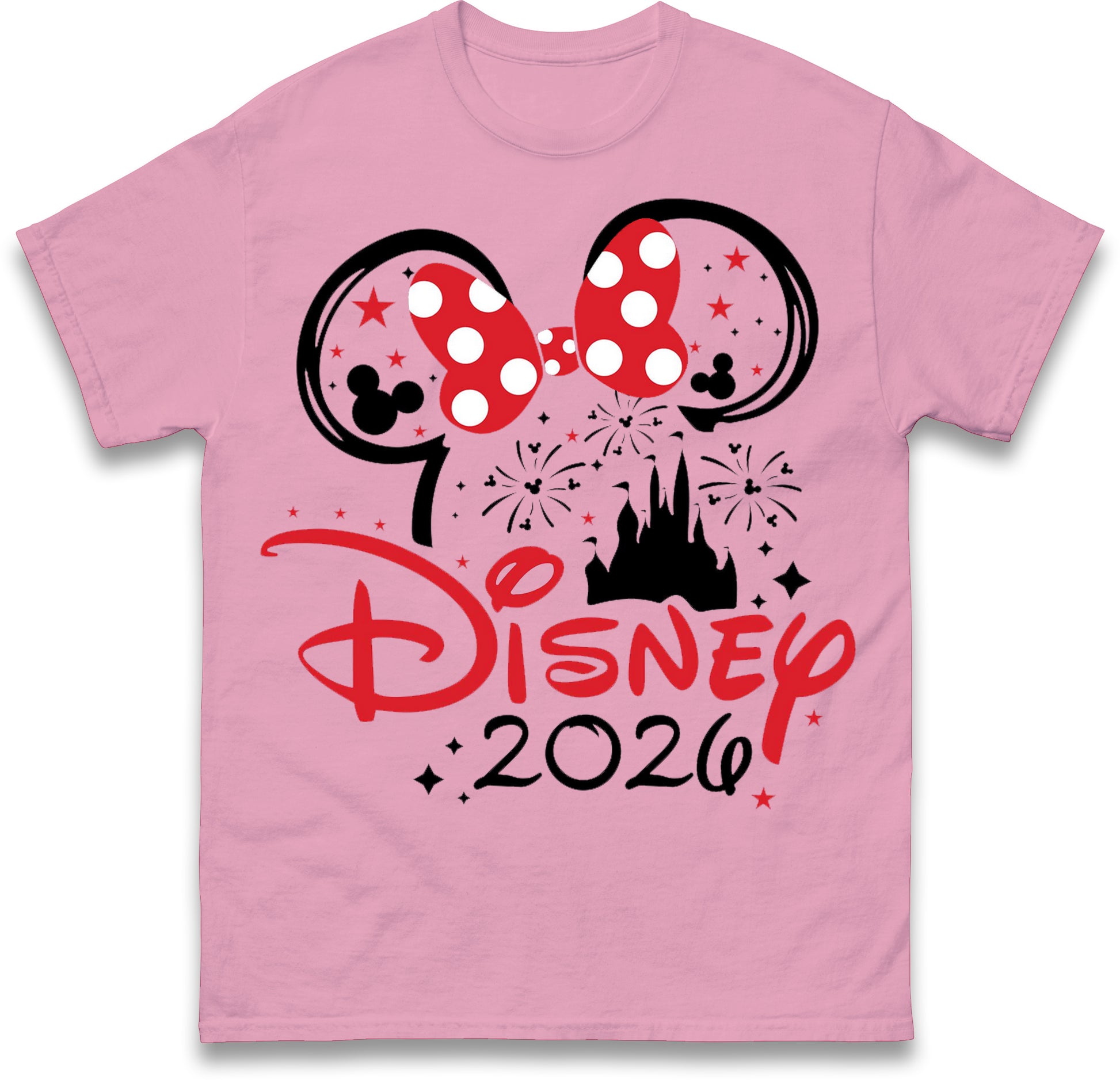 Disney 2026 White Holiday T-Shirts