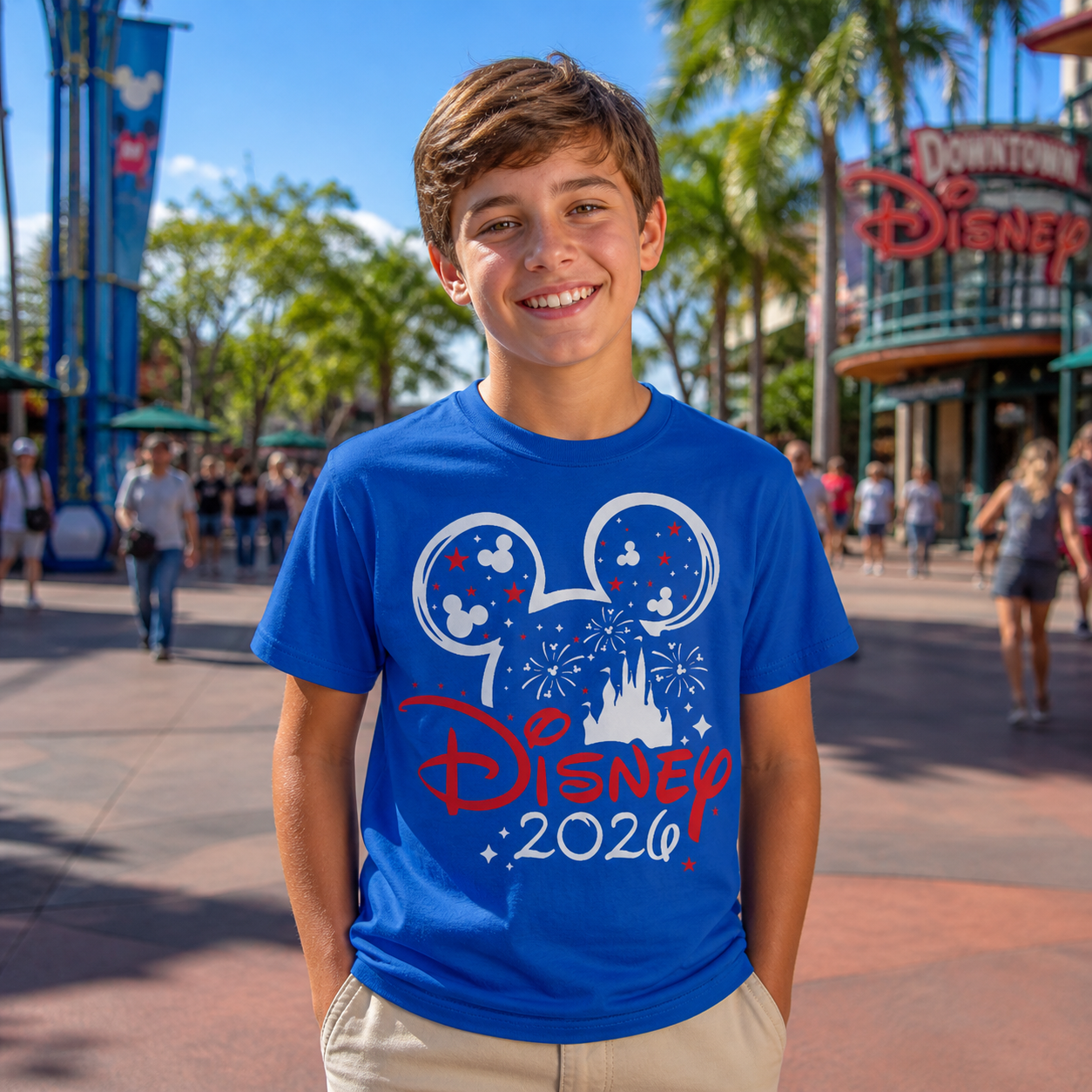 Disney 2026 White Holiday T-Shirts