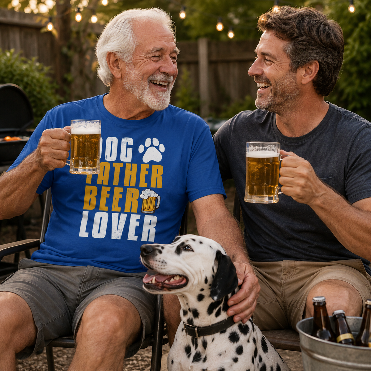 Dog Father Beer Lover T Shirt