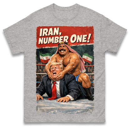 Donald Trump Iron Sheik Pro Wrestling Tees Shirt