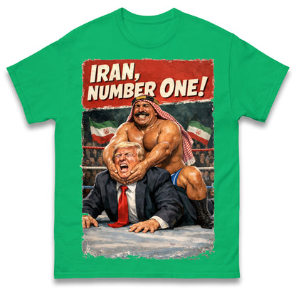 Donald Trump Iron Sheik Pro Wrestling Tees Shirt