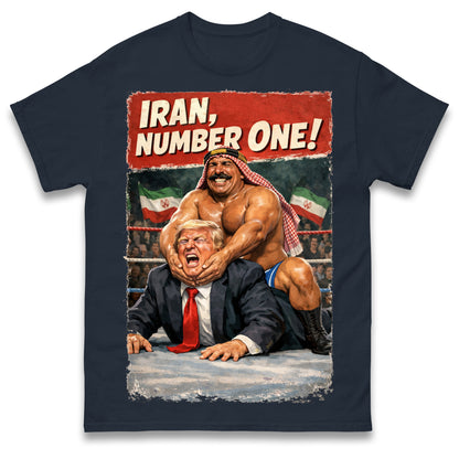 Donald Trump Iron Sheik Pro Wrestling Tees Shirt