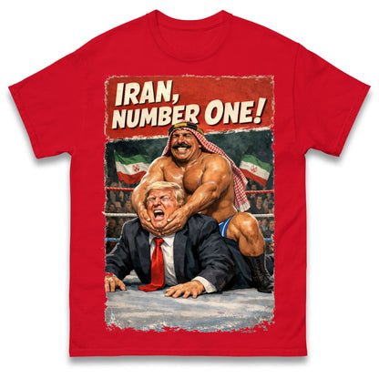 Donald Trump Iron Sheik Pro Wrestling Tees Shirt