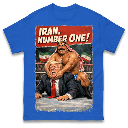 Donald Trump Iron Sheik Pro Wrestling Tees Shirt