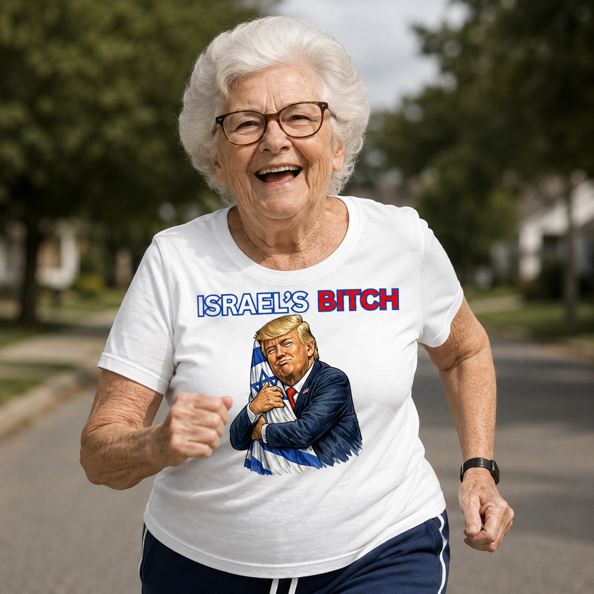 Donald Trump Israel's Bitch Ladies T Shirt