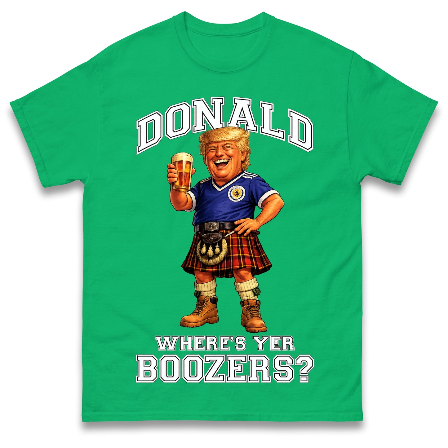 Donald Trump Scotland World Cup Football Shirt