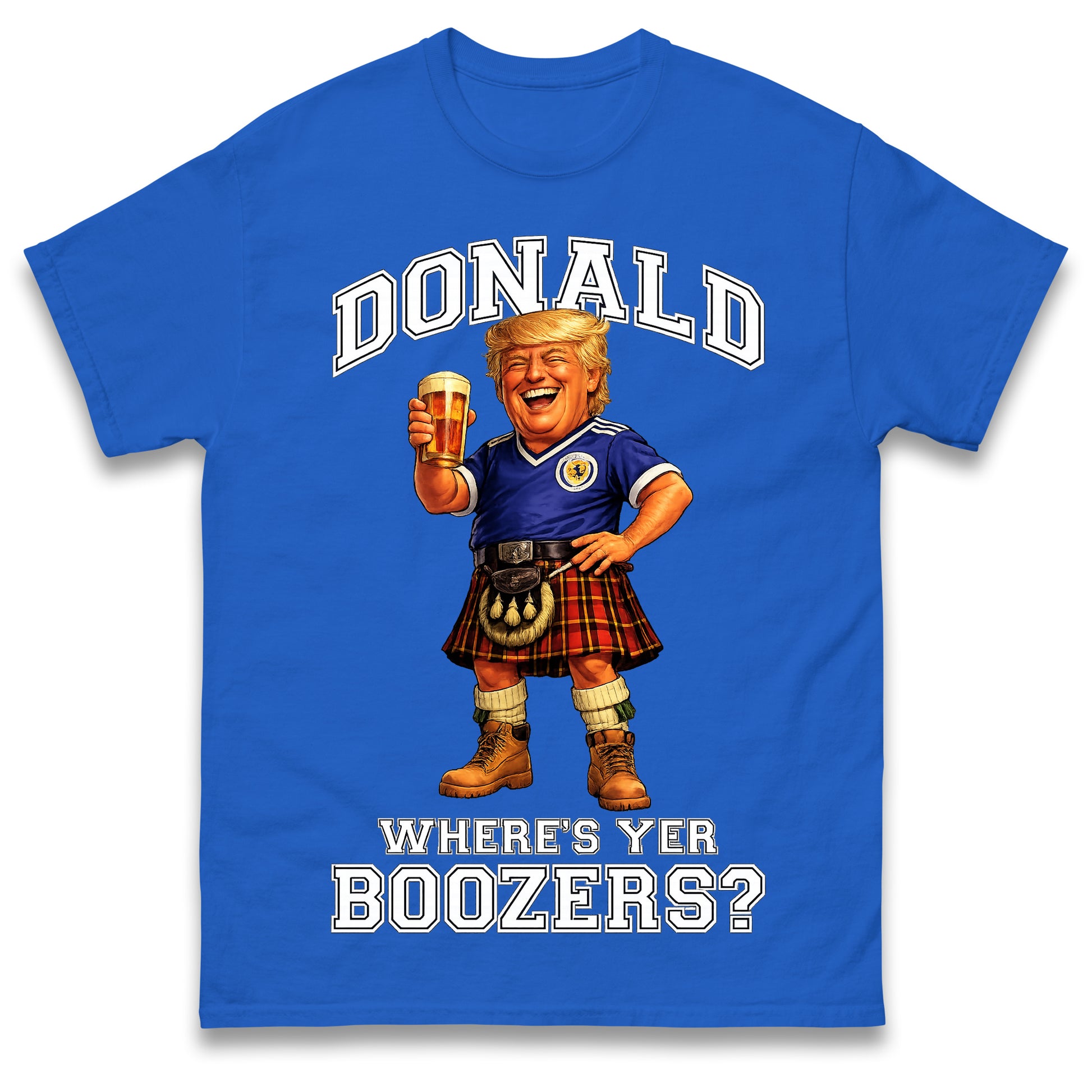 Donald Trump Scotland World Cup Football Shirt