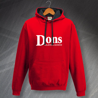 Dons Believe & Achieve Football Hoodie